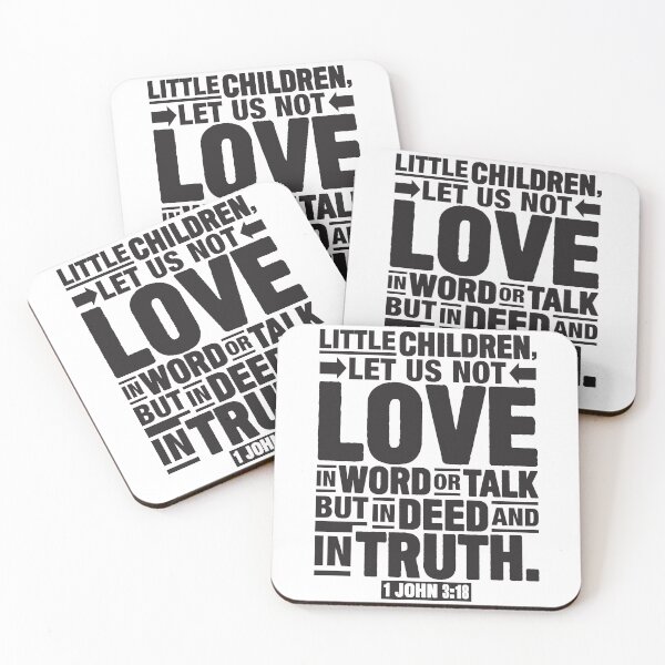 Item preview, 1 John 3:18 designed and sold by plushism.