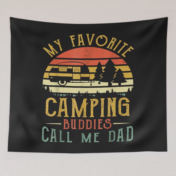 Item preview, My Favorite Camping Buddies Call Me Dad Vintage Fathers Day designed and sold by alyssanmpmju.