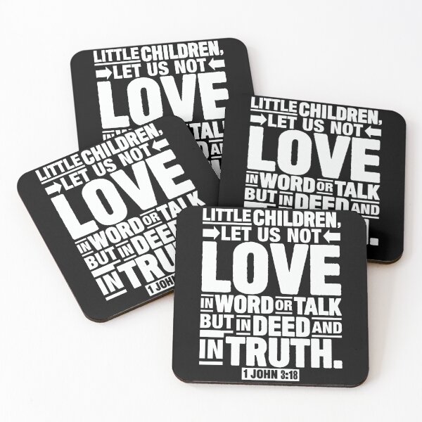 Item preview, 1 John 3:18 designed and sold by plushism.