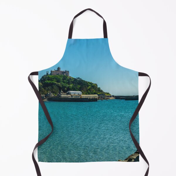 Item preview, St Michaels mount Cornwall.summer day ,blue sky and crystal clear water designed and sold by kathleenjean.