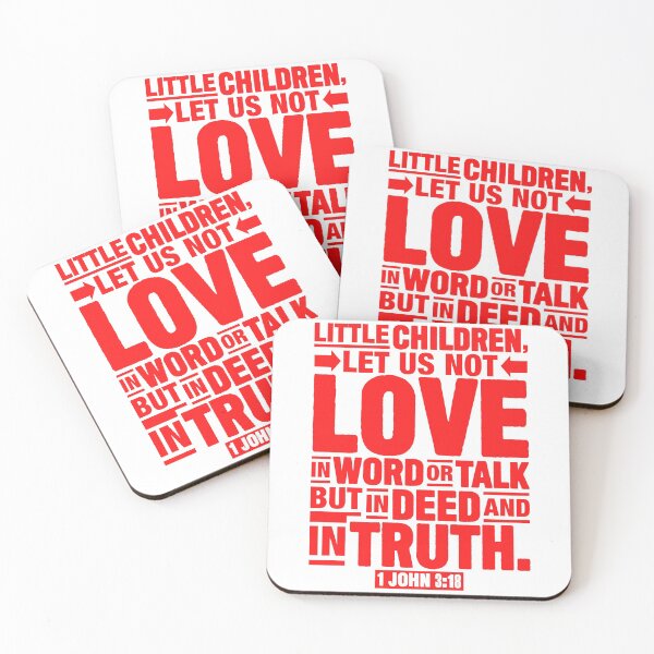 Item preview, 1 John 3:18 designed and sold by plushism.