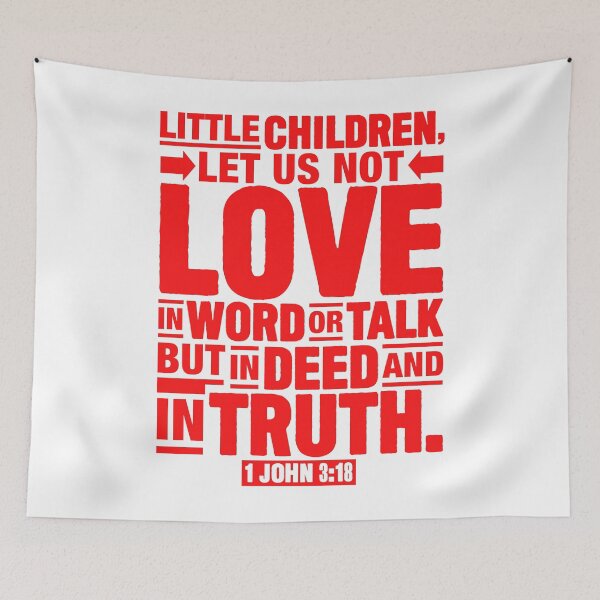 Item preview, 1 John 3:18 designed and sold by plushism.