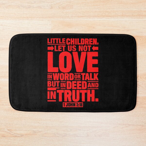 Item preview, 1 John 3:18 designed and sold by plushism.