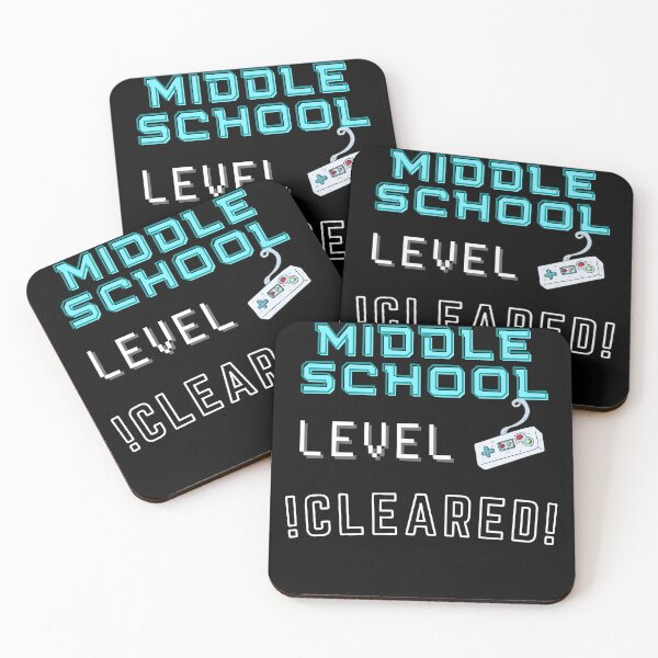 Item preview, Middle School Level Cleared New High Score - Middle School Level Completed designed and sold by For the love of Pixels.