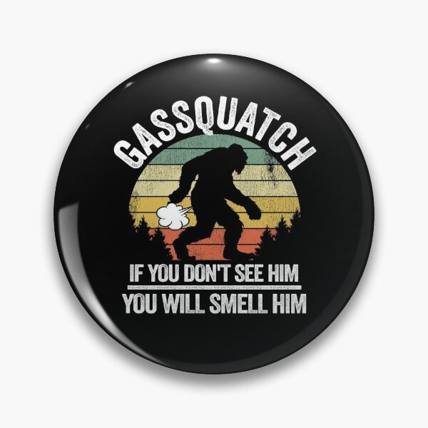 Item preview, Funny Vintage Bigfoot Fart Gassquatch Sasquatch designed and sold by Stronzi.