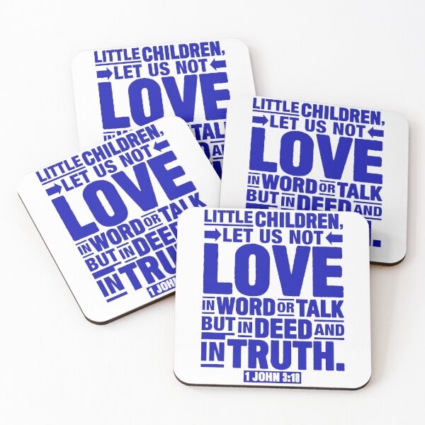 Item preview, 1 John 3:18 designed and sold by plushism.