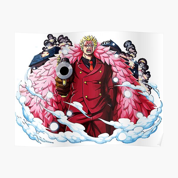 Donquixote Doflamingo Wall Art Redbubble