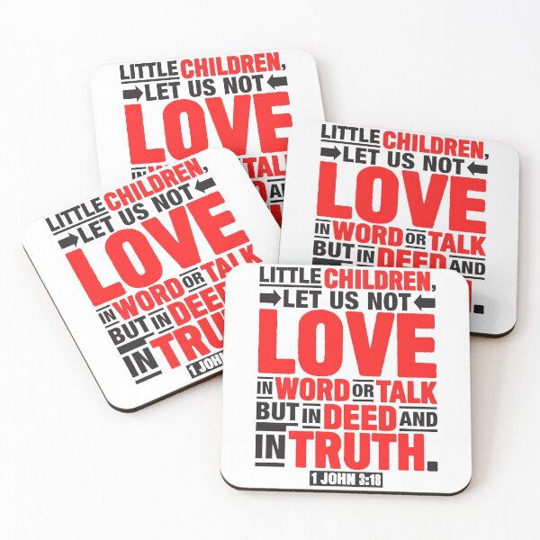 Item preview, 1 John 3:18 designed and sold by plushism.