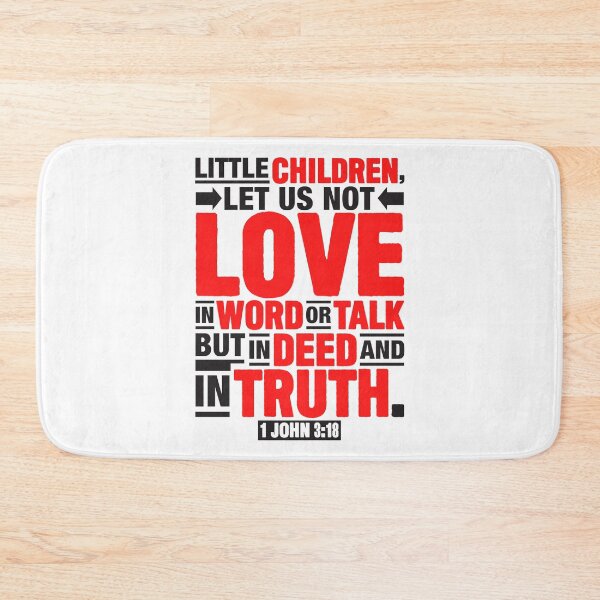 Item preview, 1 John 3:18 designed and sold by plushism.