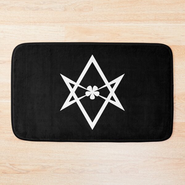 Item preview, Aleister Crowley - DO WHAT THOU WILT SHALL BE THE WHOLE OF THE LAW - Occult - Thelema (White On Black) designed and sold by createdezign.