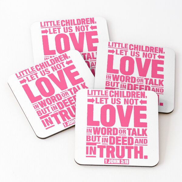 Item preview, 1 John 3:18 designed and sold by plushism.
