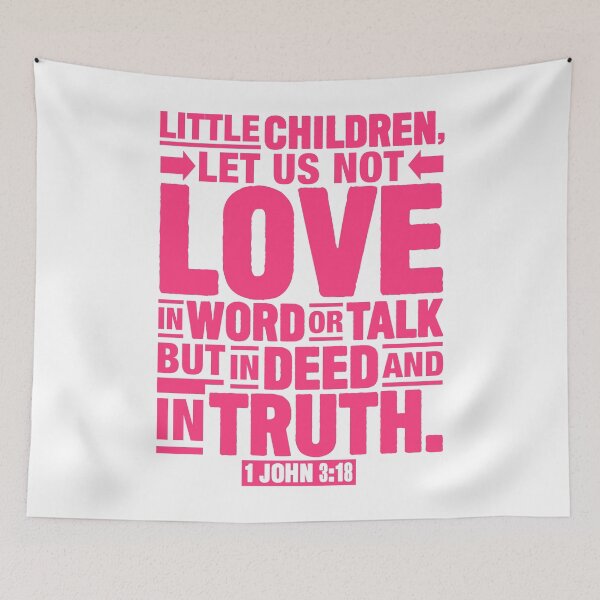 Item preview, 1 John 3:18 designed and sold by plushism.