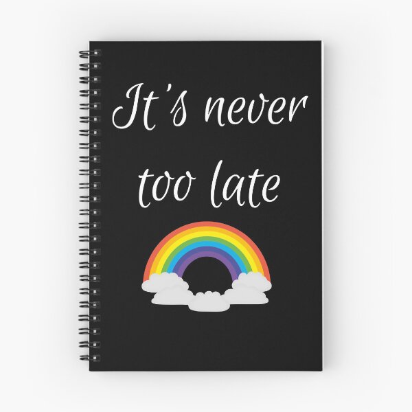Item preview, It's never too late designed and sold by basileiossav.