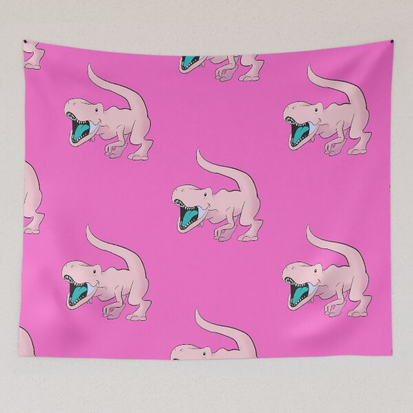 Item preview, Cute pink cartoon T-Rex- funny designed and sold by Patrick Gervacio.