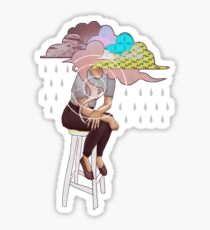 Head in the Clouds Sticker