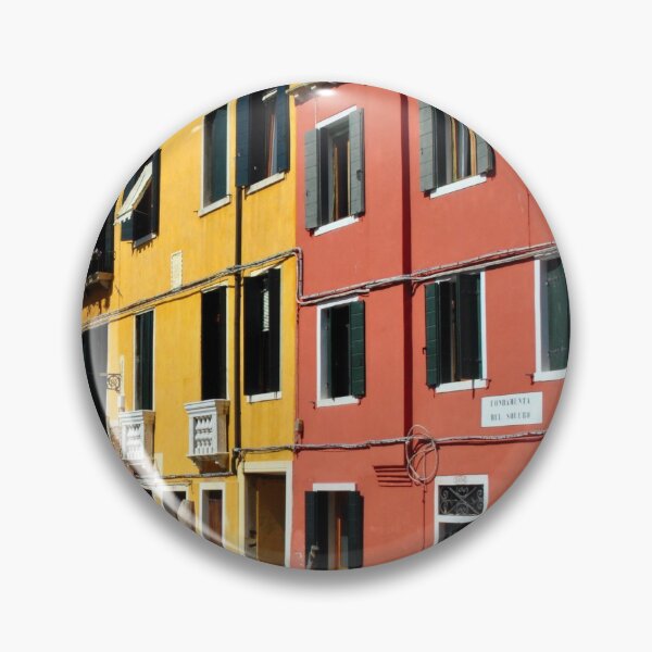 Item preview, Colorful Venetian Building Facade in Venice designed and sold by Kalite.