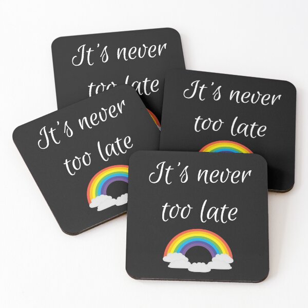Item preview, It's never too late designed and sold by basileiossav.