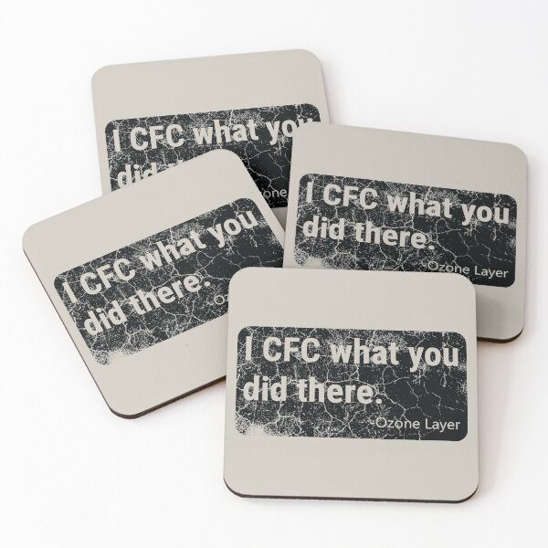 Item preview, I CFC What You Did There - Ozone Layer - Funny Climate Change Pun designed and sold by DrawingBoard.