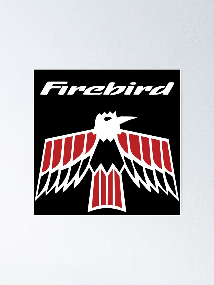 "Firebird Muscle Car Eagle Logo" Poster by Redbubble