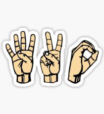 420 Hands Sticker