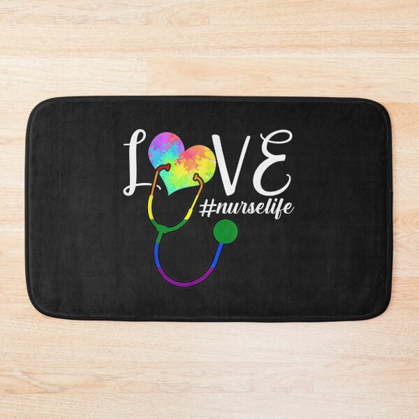 Item preview, Nurse Life RN LPN CNA Healthcare Cheetah Heart LGBT Flag designed and sold by alyssanmpmju.