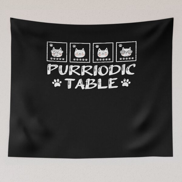 Item preview, Purriodic Table for a Chemical Science  Chemistry designed and sold by shirti.