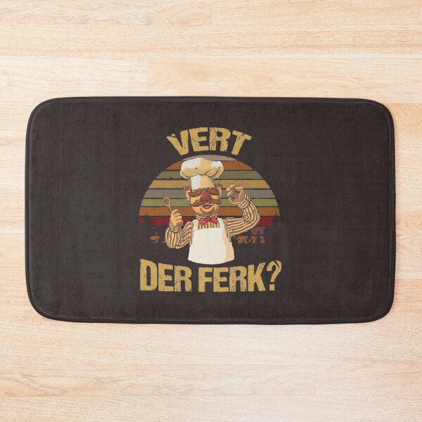 Item preview, Funny Vert Der Ferk? Muppet Show  | Chef shirt | Chef T-Shirt designed and sold by chefstores.