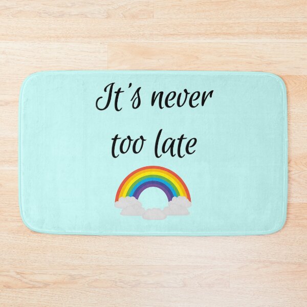 Item preview, It's never too late designed and sold by basileiossav.