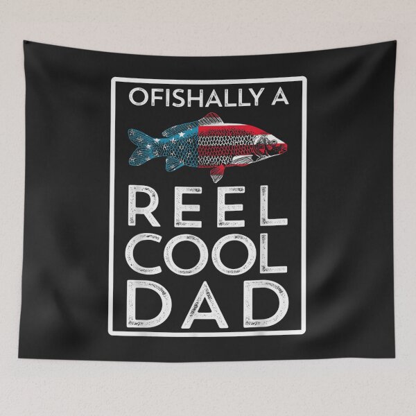 Item preview, Ofishally A Reel Cool Dad Funny Fathers Day Fishing Pun TShirt3 designed and sold by alyssanmpmju.