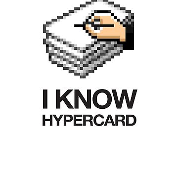 Artwork thumbnail, I KNOW HYPERCARD by murraygm