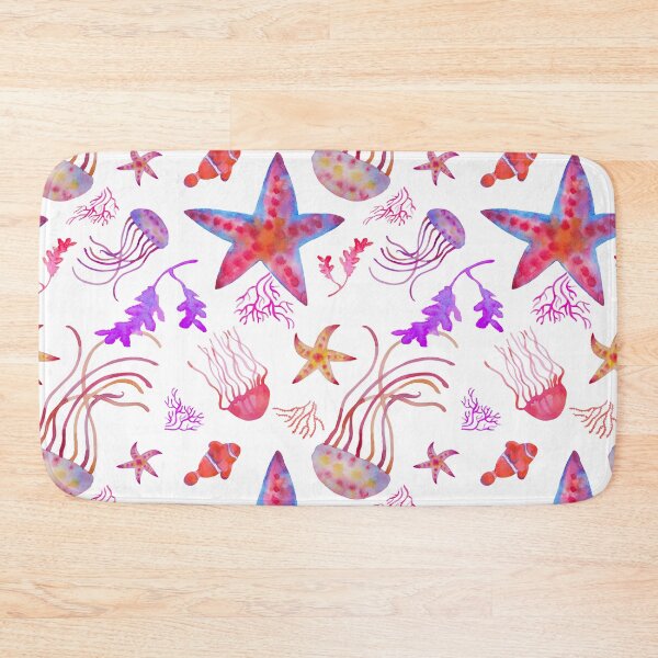 Item preview, Starfishes and jellyfishes pattern designed and sold by AgniArt.