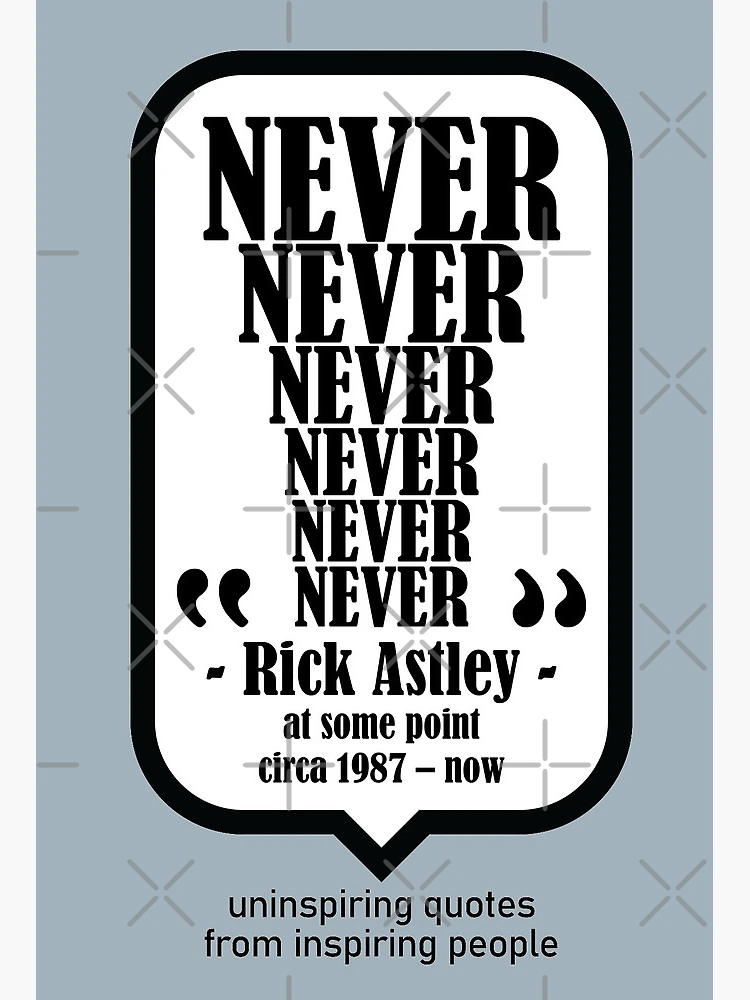 Rick Roll URL Canvas Print for Sale by cwarje