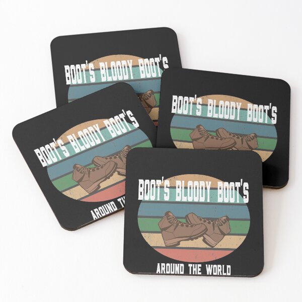 Artikelvorschau, Boot'S Bloody Boot'S Around The World entworfen und verkauft von Wildchagapicker.