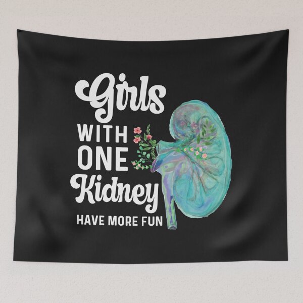 Item preview, One Kidney Donor Transplant Nurse Dialysis Tech Floral Cute designed and sold by alyssanmpmju.