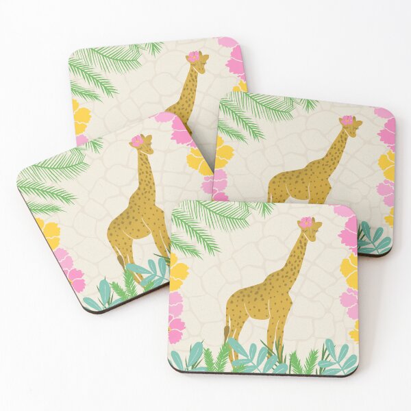 Item preview, Girly Giraffe - pink designed and sold by Shelley Winters.