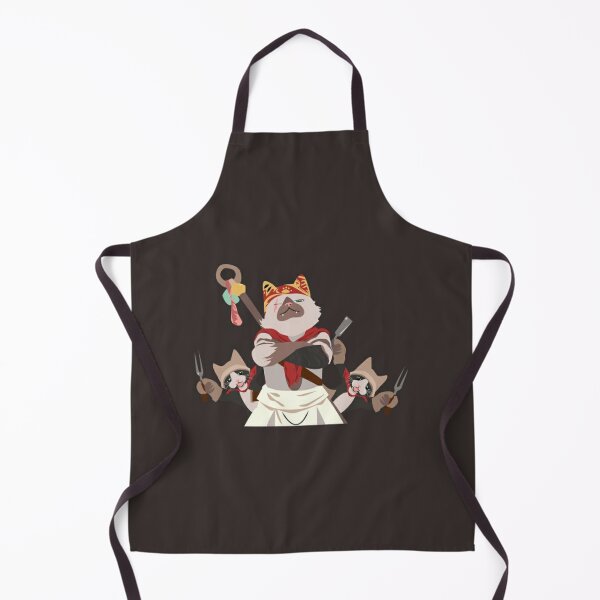 Meowscular Chef and his crew  | Chef shirt | Chef T-Shirt Apron