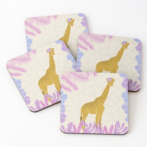 Item preview, Girly Giraffe - periwinkle designed and sold by Shelley Winters.