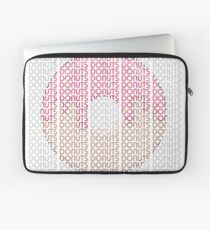 Donuts in Text Laptop Sleeve