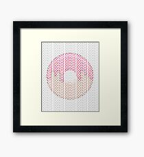 Donuts in Text Framed Print