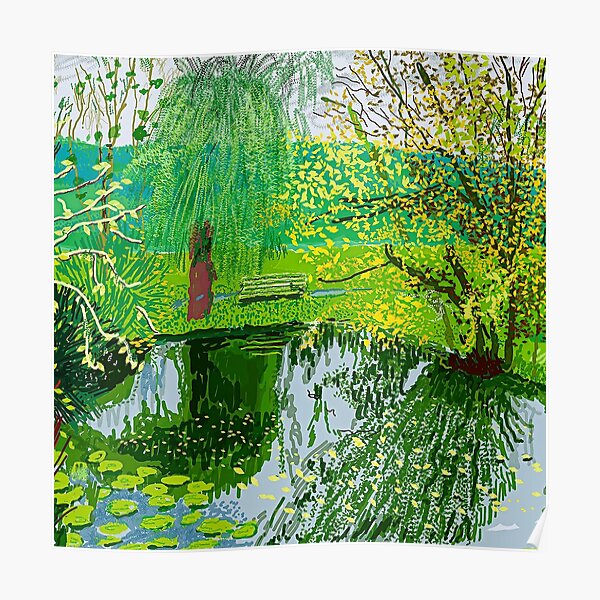 david hockney spring Poster