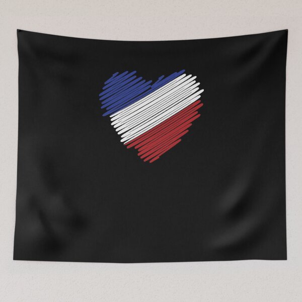 Item preview, Coeur de Drapeau Français Tricolore Pour Le 14 Juillet Jour De Fête Nationale designed and sold by Raym08515.