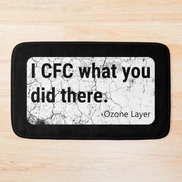 Item preview, I CFC What You Did There - Ozone Layer - Funny Climate Change Pun - White Design designed and sold by DrawingBoard.