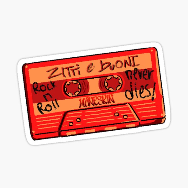 Zitti E Buoni Tape/Cassette Sticker