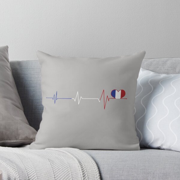 Aperçu de l'œuvre Battement De Coeur Drapeau Tricolore Francais Fête Nationale créée et vendue par Raym08515.