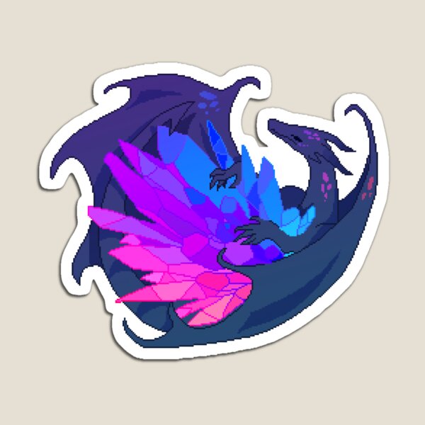 Bisexual Flag LGBT Pride Dragon Magnet