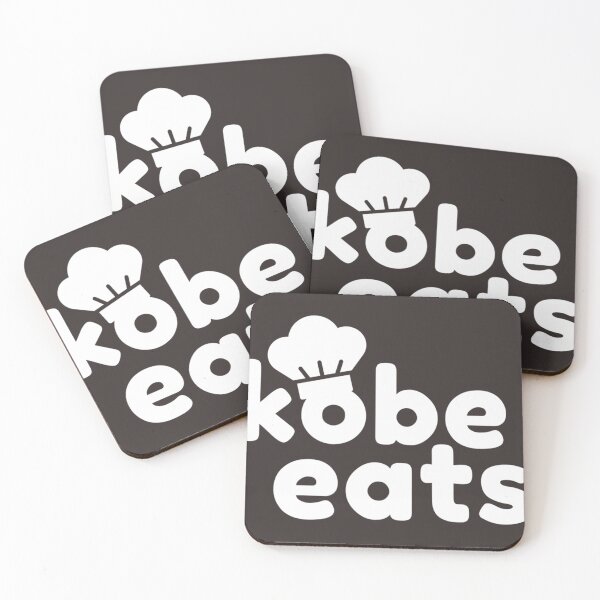 Aperçu de l'œuvre Kobe Eats - Blanc | Chemise de chef | T-shirt de chef créée et vendue par chefstores.