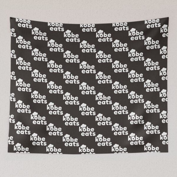 Aperçu de l'œuvre Kobe Eats - Blanc | Chemise de chef | T-shirt de chef créée et vendue par chefstores.
