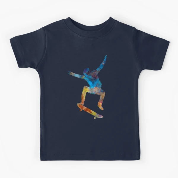 | Sale 01 skateboard Man T-Shirt watercolor\