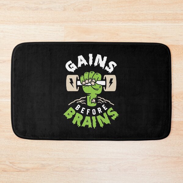 Item preview, Gains Before Brains designed and sold by Brogress Project.