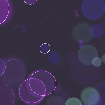 Artwork thumbnail, Purple bubbles by Rishika Aggarwal